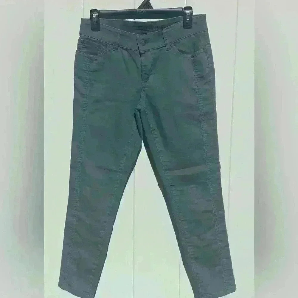 Prana olive green motto skinny jeans SZ 28